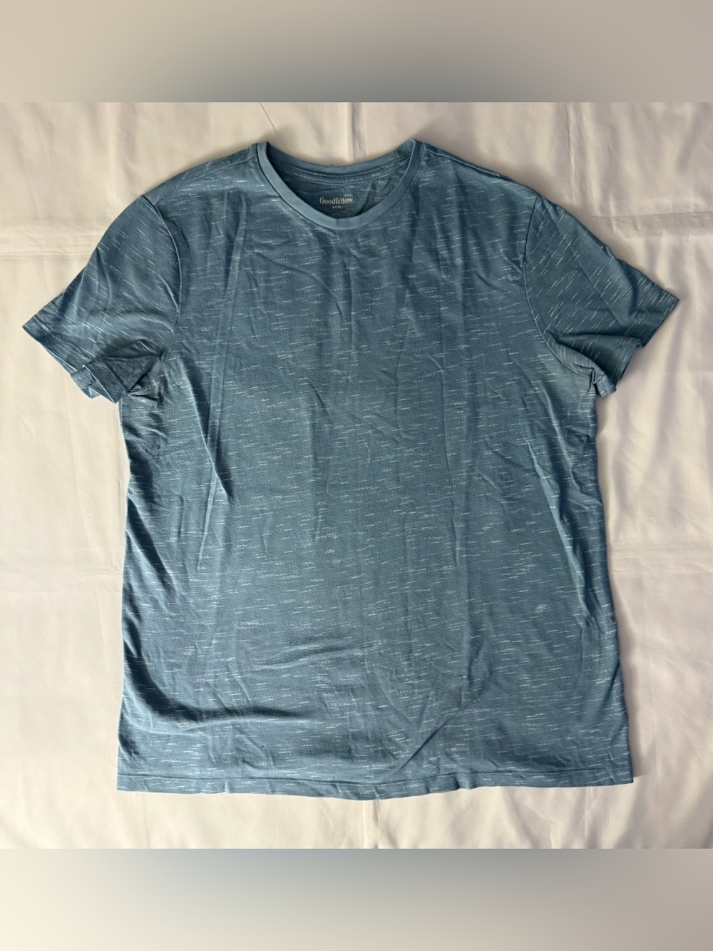 Goodfellow & Co Short Sleeve Heathered Blue Standard Fit T-Shirt